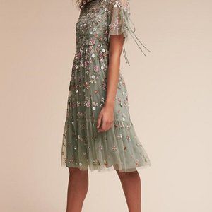 BHLDN Needle & Thread Bobbi Dress in Sage